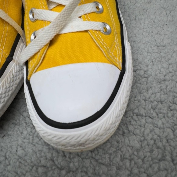 Converse Chuck Taylor All Star Shoes Womens 9.5 Yellow High Top Canvas Sneakers - Picture 11 of 14